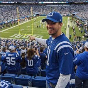 NFL Indianapolis Colts Football Embroidered Adjustable Cap Hat